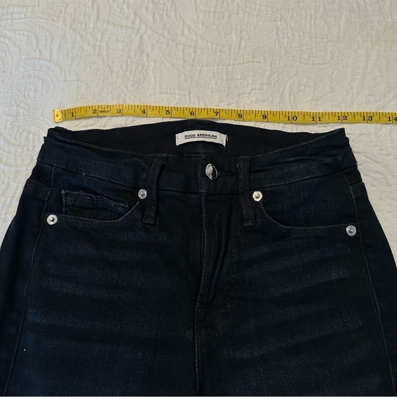 Good American Good Legs Skinny Jeans in Blue224 Wash - Size 00/24 - Picture 7 of 12